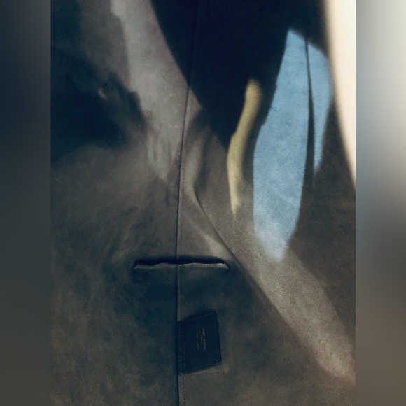 SAINT LAURENT•TOTE BAG W/WALLET•GRAY•NWOT - Picture 9 of 16